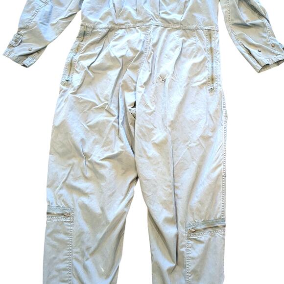 Vintage USAF K-2B Flying Mans Flight Suit Very Light Coveralls Large Regular 60s - Picture 10 of 12